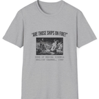 Spanish Armada Fire Ships T-Shirt - Sport Grey front