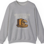 Boston Molasses Flood Tour Sweatshirt - Sport Grey front