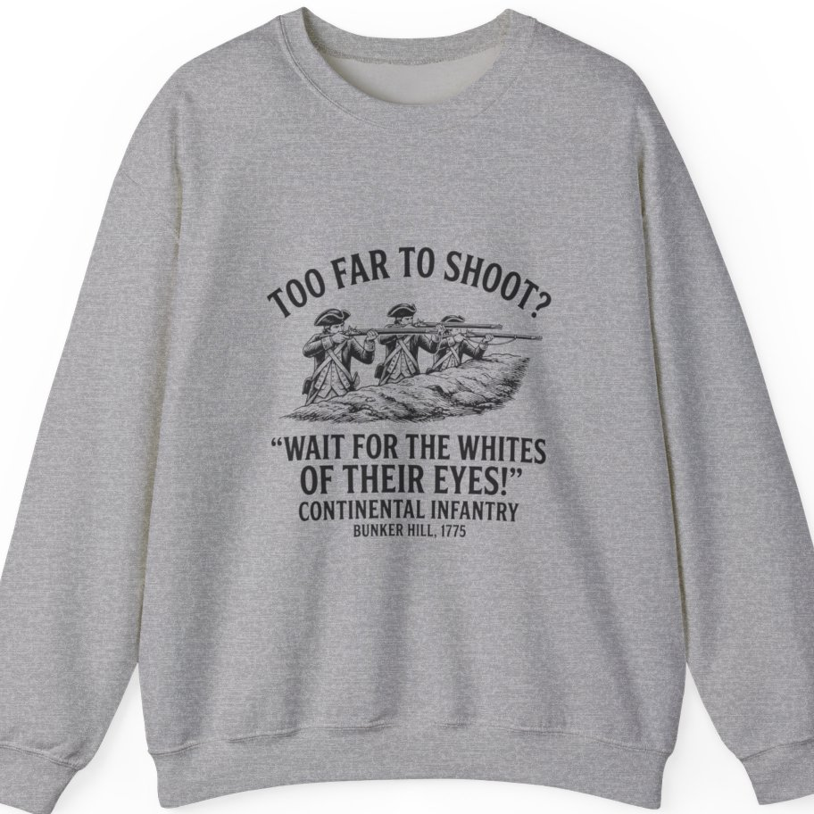 Whites of Their Eyes Bunker Sweatshirt - Sport Grey front