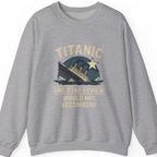 Titanic One Star Review Sweatshirt - Sport Grey front