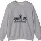 Never Forget Their Service Obsolete Sweatshirt - Sport Grey front