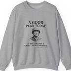 Patton Good Plan Sweatshirt - Sport Grey front
