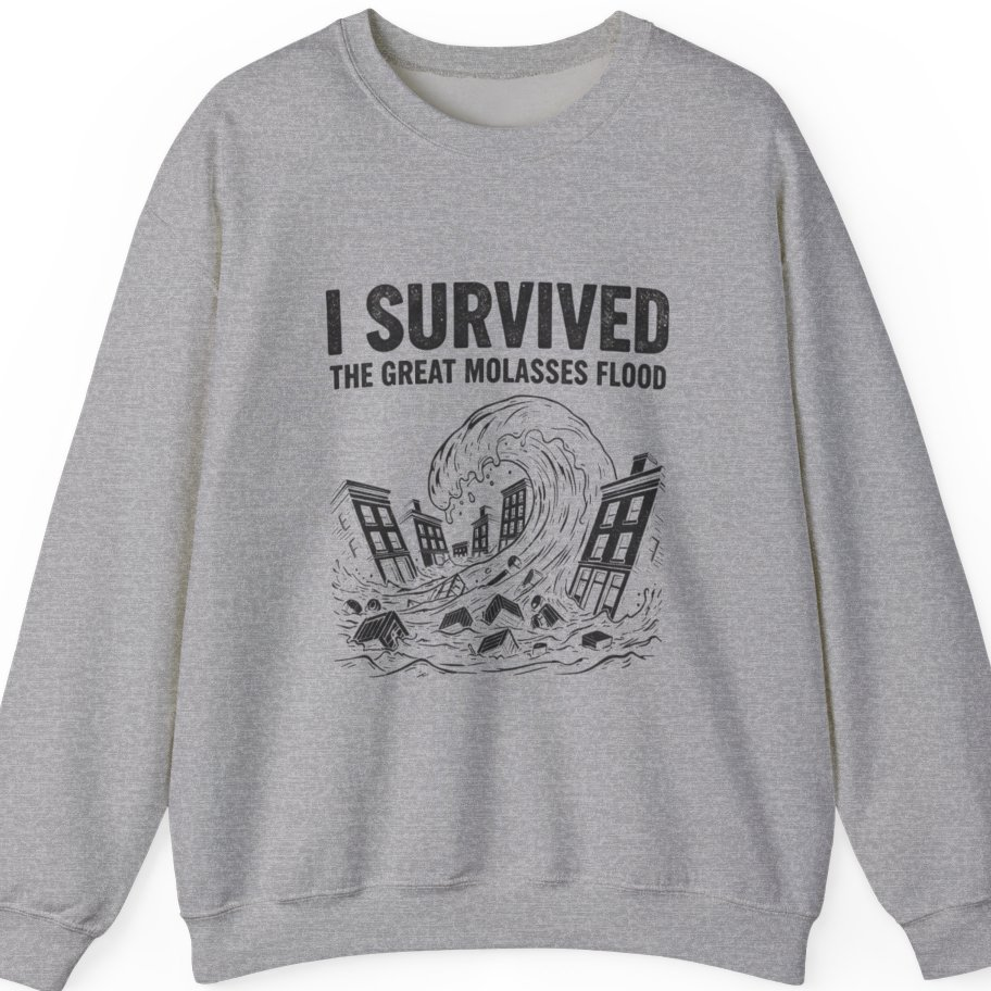 Great Molasses Flood Sweatshirt - Sport Grey front
