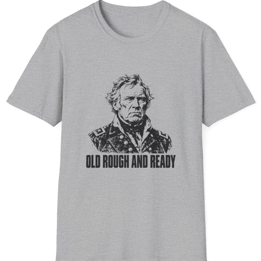 Old Rough And Ready Zachary T-Shirt - Sport Grey front