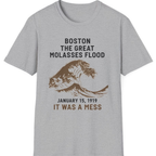 Boston The Great Molasses Flood T-Shirt - Sport Grey front