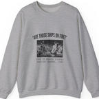 Spanish Armada Fire Ships Sweatshirt - Sport Grey front