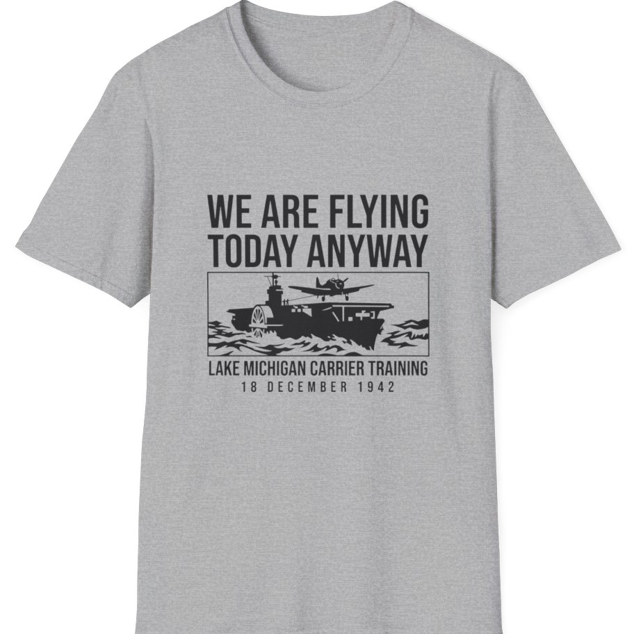Lake Michigan Carrier Training T-Shirt - Sport Grey front