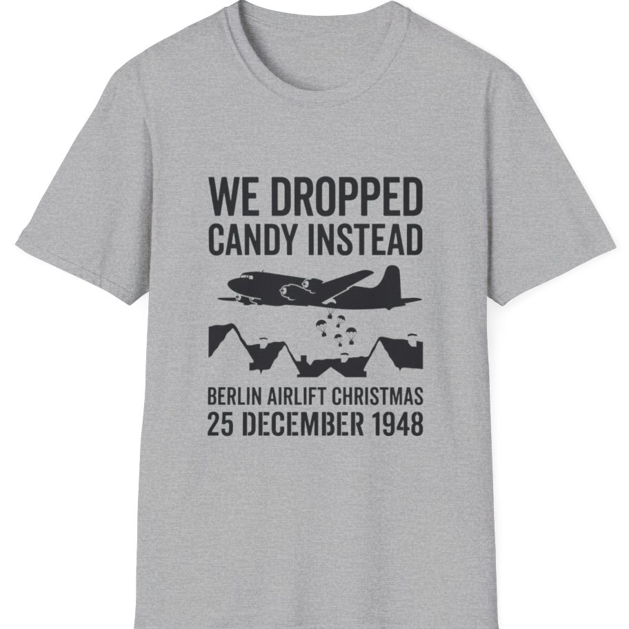 Berlin Candy Bombers Winter T-Shirt - Sport Grey front