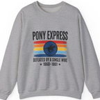 Pony Express Memorial T-Shirt - Sport Grey front
