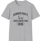Donner Party Cross Country Team T-Shirt - Sport Grey front
