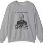 Eisenhower Planning Everything Sweatshirt - Sport Grey front