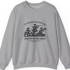 Continental Militia Two Fires Cowpens Sweatshirt - Sport Grey front