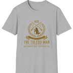 The Toledo War Michigan Volunteer T-Shirt - Sport Grey front