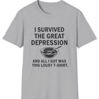 Great Depression T-Shirt - Sport Grey front
