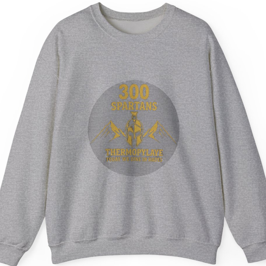 Spartans Thermopylae Sweatshirt - Sport Grey front