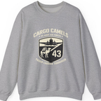 Cargo Camels WWII Usaaf Troop Sweatshirt - Sport Grey front