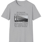 Roman Aqueducts Service Review T-Shirt - Sport Grey front