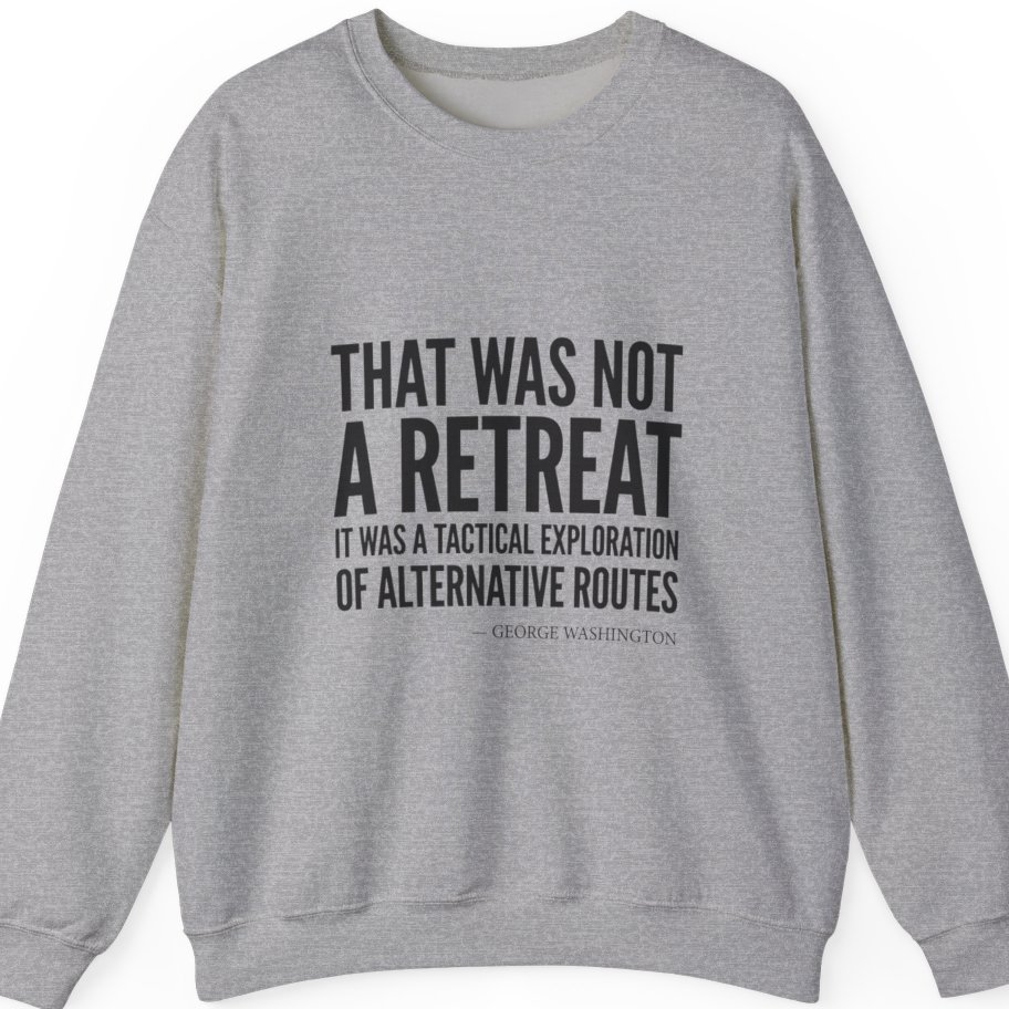 Washington Strategic Relocation Sweatshirt - Sport Grey front