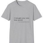 Industrial Revolution Quote T-Shirt - Sport Grey front