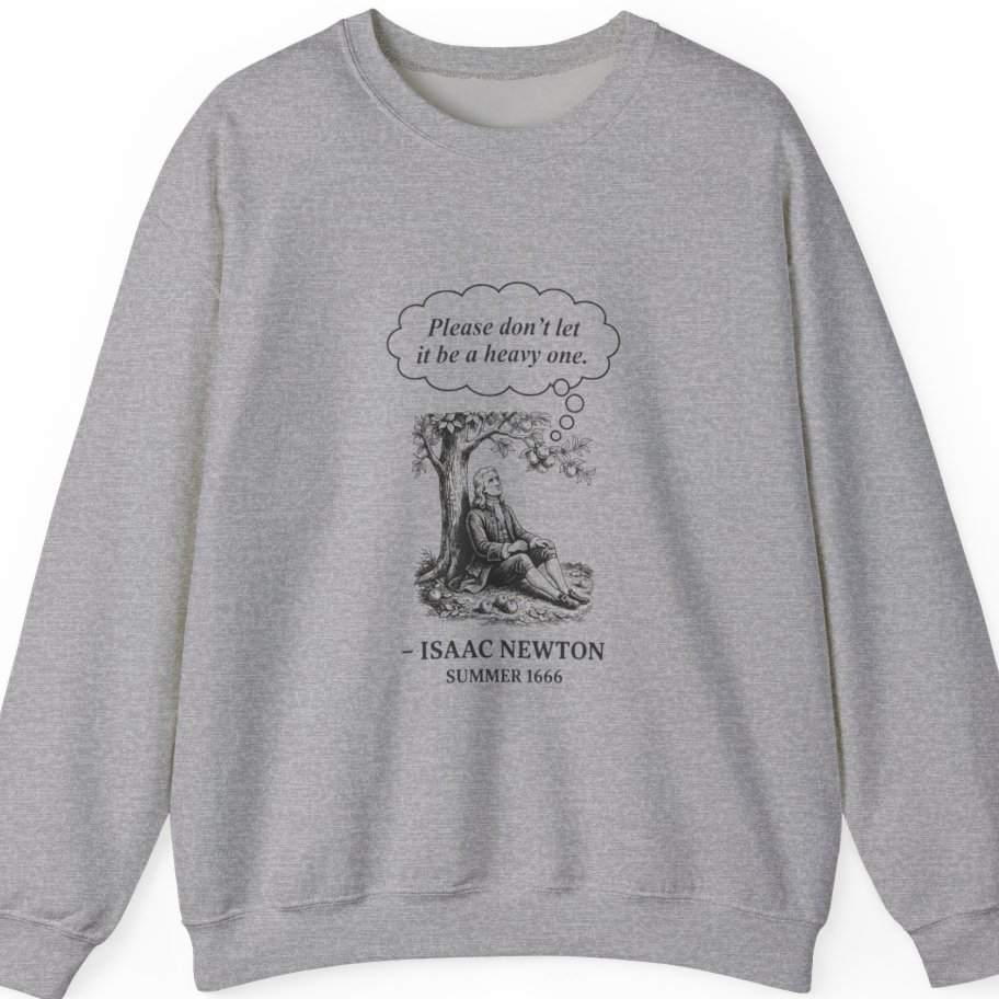 Newton Gravity Anxiety Sweatshirt - Sport Grey front