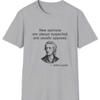 Locke New Opinions T-Shirt - Sport Grey front