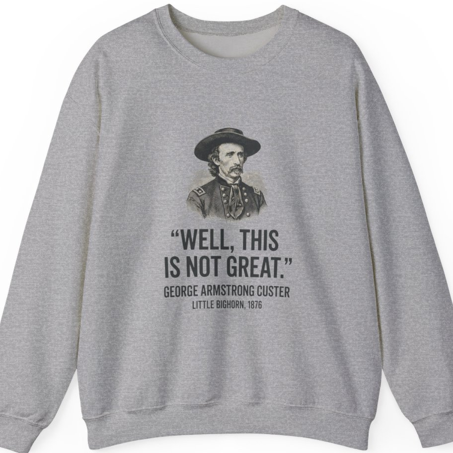 Well This Is Not Great Sweatshirt - Sport Grey front