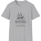 Hms Erebus Arctic Tours T-Shirt - Sport Grey front