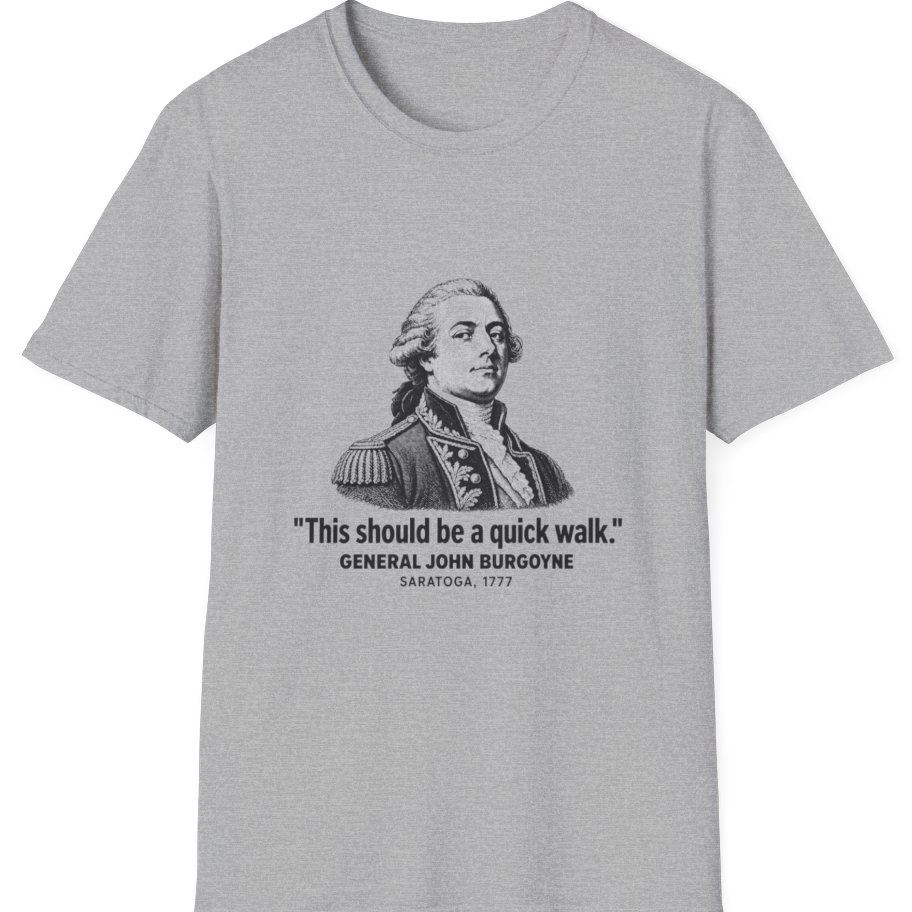 Burgoyne Quick Walk Saratoga T-Shirt - Sport Grey front