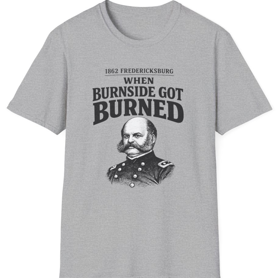 Fredericksburg Burnside Got Burned Vintage T-Shirt - Sport Grey front