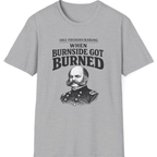 Fredericksburg Burnside Got Burned Vintage T-Shirt - Sport Grey front