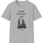 Cogito Ergo Sum T-Shirt - Sport Grey front