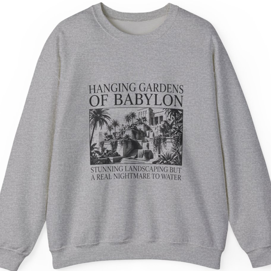 Hanging Gardens Landscaping Sweatshirt - Sport Grey front