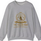 The Toledo War Michigan Volunteer Sweatshirt - Sport Grey front