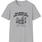 Trojan Wooden Horse T-Shirt - Sport Grey front