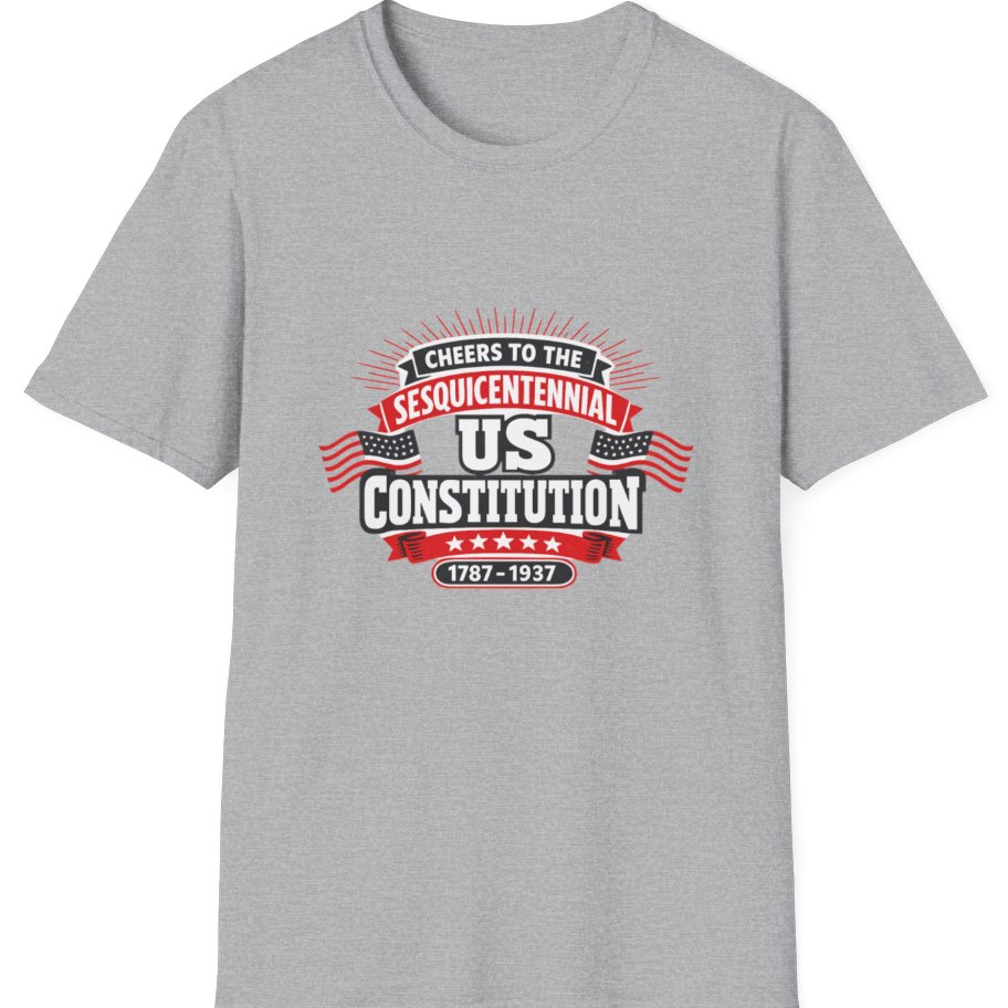 Cheers To The Sesquicentennial Us T-Shirt - Sport Grey front