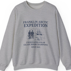 Franklin Arctic Expedition Escape Room Sweatshirt - Sport Grey front