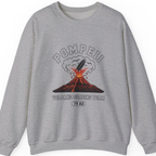 Pompeii Volcano Surfing Team Sweatshirt - Sport Grey front