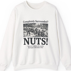 Bastogne Nuts Defiance Sweatshirt - White front