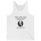 Madison Constitution Deadline Tank Top - White front
