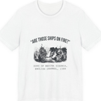 Spanish Armada Fire Ships Premium Tee - White front