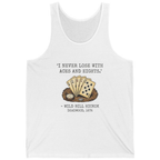 Dead Mans Hand Poker Tank Top - White front