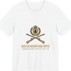 Green Mountain Boys Crest Premium Tee - White front