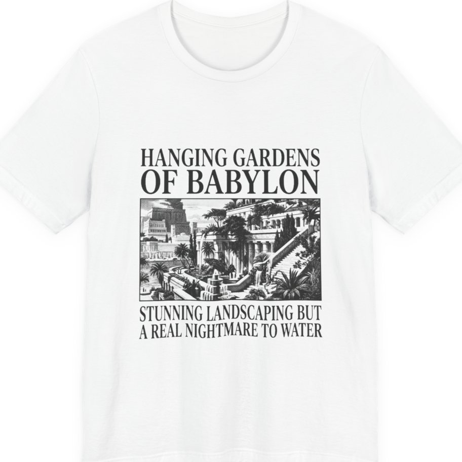 Hanging Gardens Landscaping Premium Tee - White front