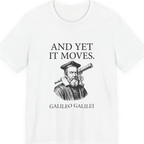 Galileo And Yet It Moves Premium Tee - White front
