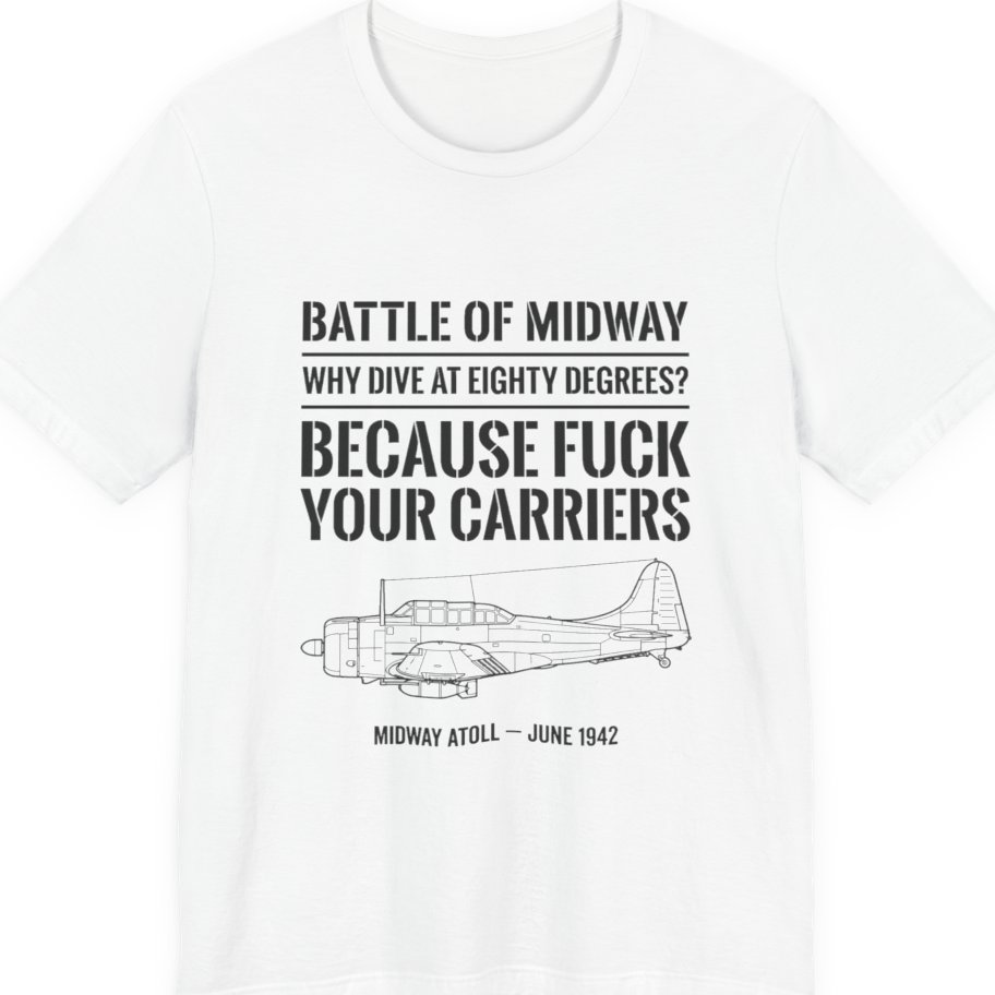 Battle of Midway Premium Tee - White front