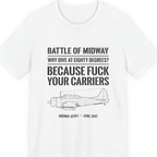 Battle of Midway Premium Tee - White front