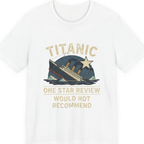 Titanic One Star Review Premium Tee - White front