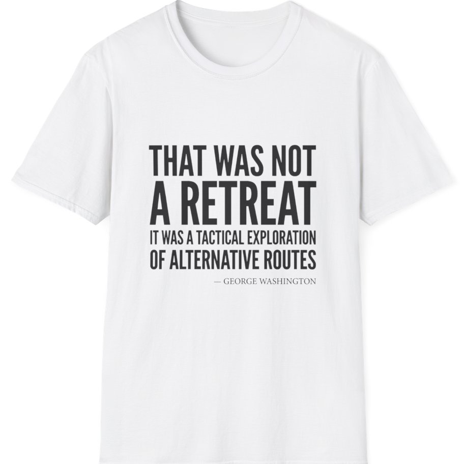 Washington Strategic Relocation T-Shirt - White front