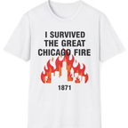 Great Chicago Fire Classic T-Shirt - White front