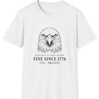 Stressed Eagle Fine Since T-Shirt - White front